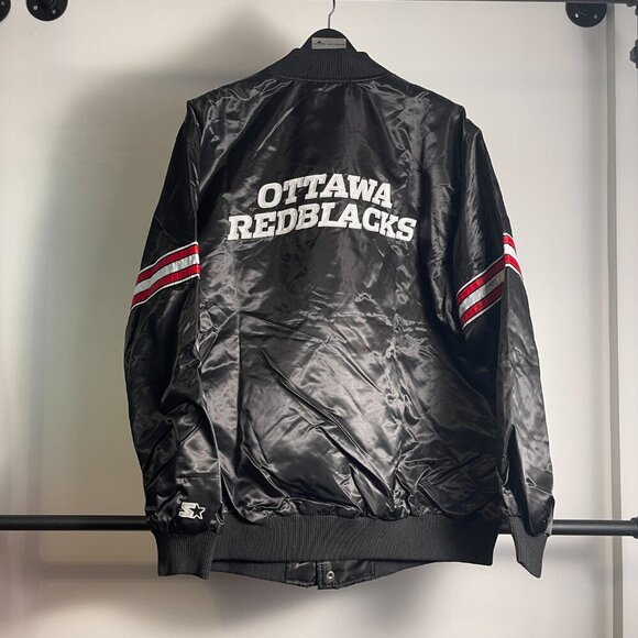 Starter Ottawa Redblacks satin jacket size 2XL - Picture 2 of 3